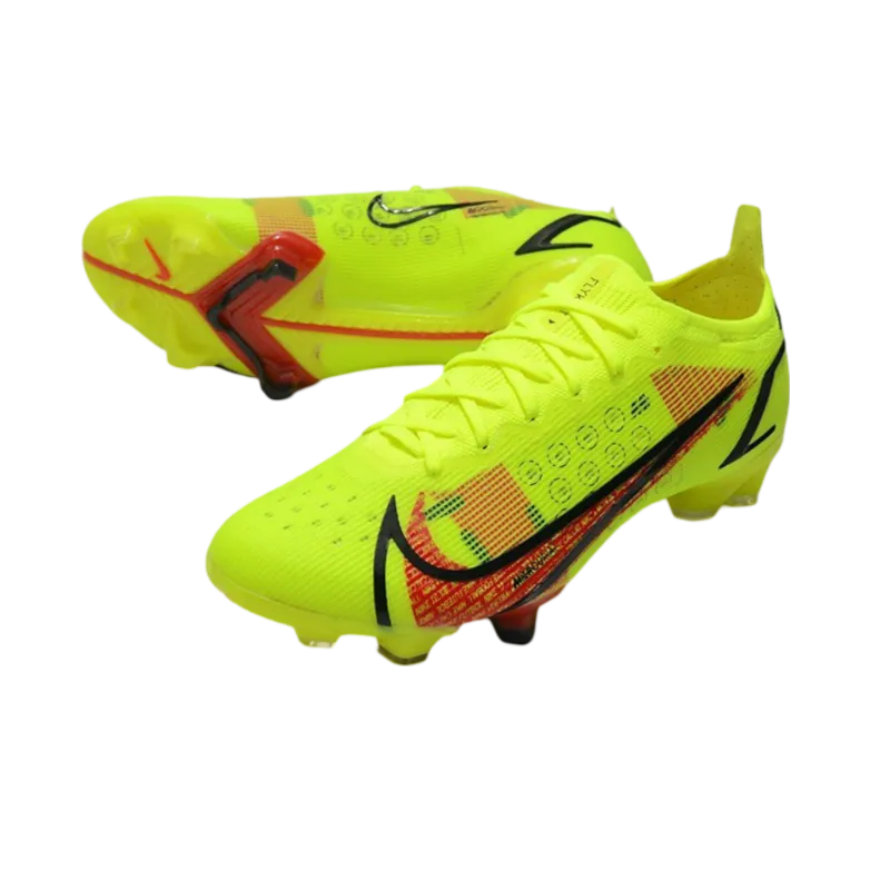 Nike Mercurial Vapor 14 Elite FG Volt Crimson Black - Goatkits Boots