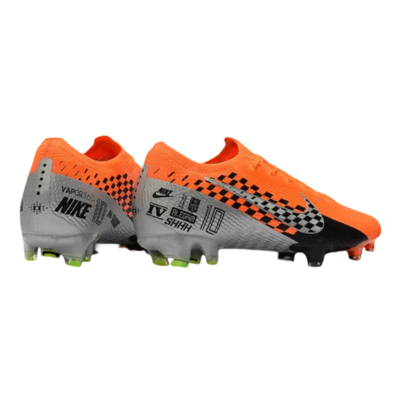 Nike Mercurial Vapor XIII 360 Elite FG Orange Silver Black   - Goatkits Boots