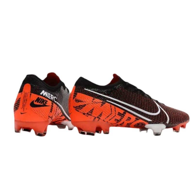 Nike Mercurial Vapor XIII 360 Elite FG Black White Orange  - Goatkits Boots