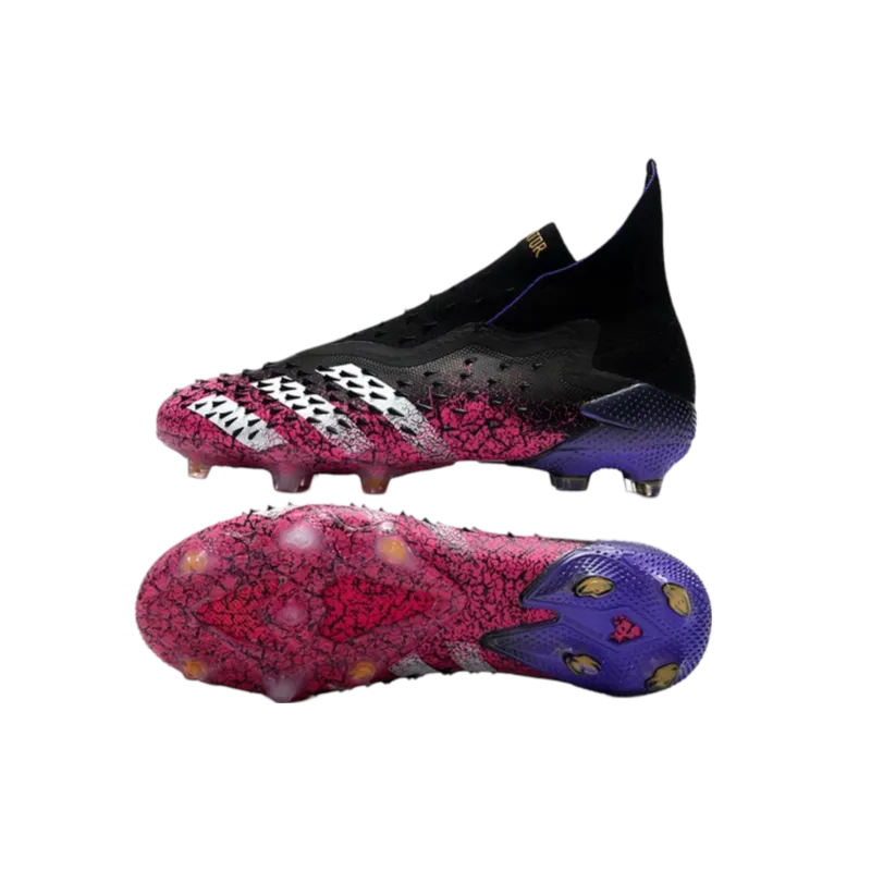 Adidas Predator Freak+ FG Black Pink - Goatkits Boots