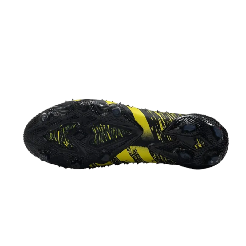 Adidas Predator Freak+ FG Black Yellow - Goatkits Boots