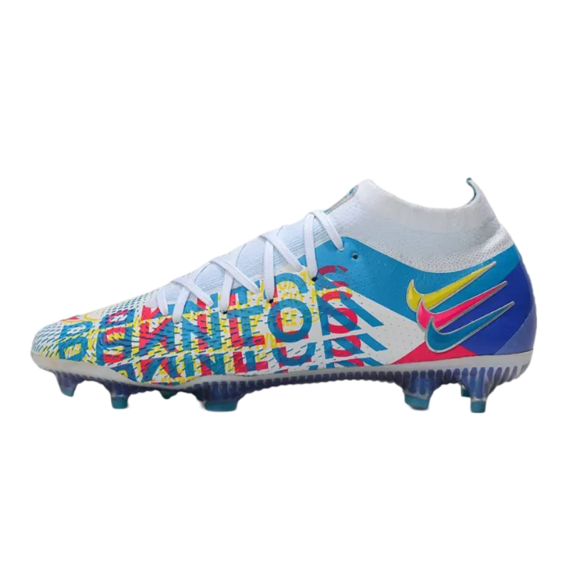 Nike Phantom GT Elite DF 3D FG White Blue Pink Yellow - Goatkits Boots