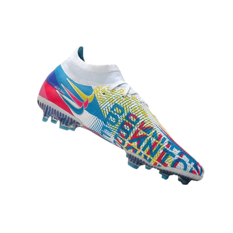 Nike Phantom GT Elite DF 3D FG White Blue Pink Yellow - Goatkits Boots