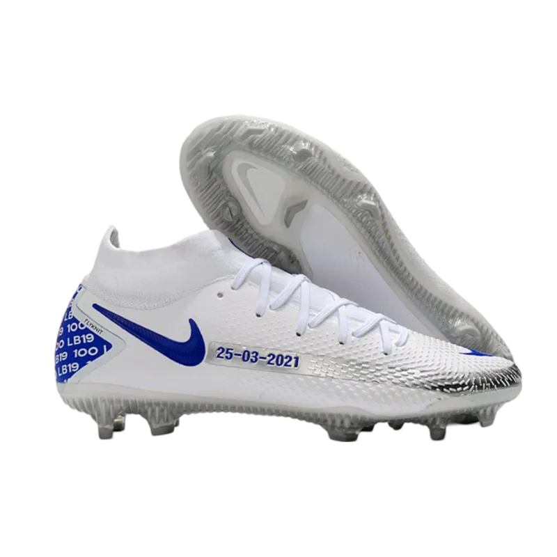 Nike Phantom GT Elite DF FG White Bleu - Goatkits Boots