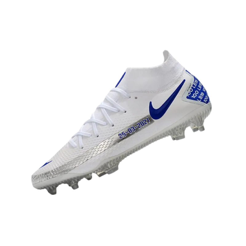 Nike Phantom GT Elite DF FG White Bleu - Goatkits Boots