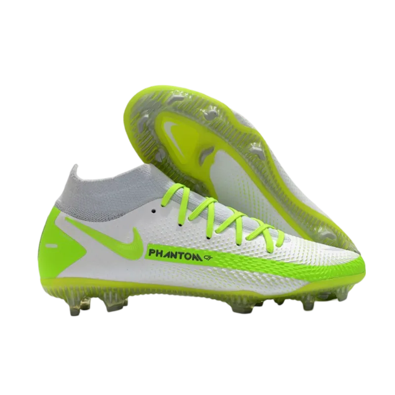 Nike Phantom GT Elite DF FG White Green - Goatkits Boots