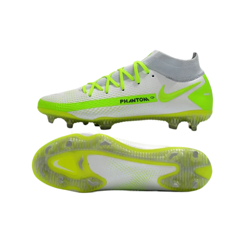 Nike Phantom GT Elite DF FG White Green - Goatkits Boots