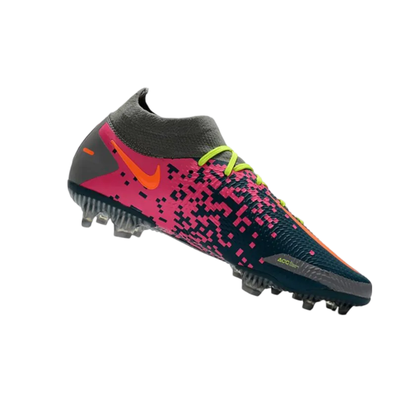 Nike Phantom GT Elite DF FG Grey Bleu Pink Orange - Goatkits Boots