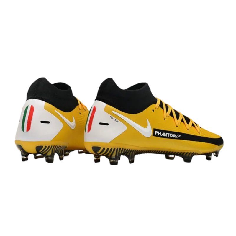 Nike Phantom GT Elite DF FG Yellow Black White - Goatkits Boots