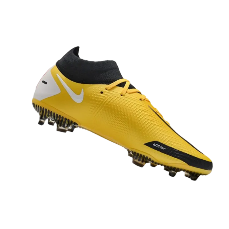 Nike Phantom GT Elite DF FG Yellow Black White - Goatkits Boots