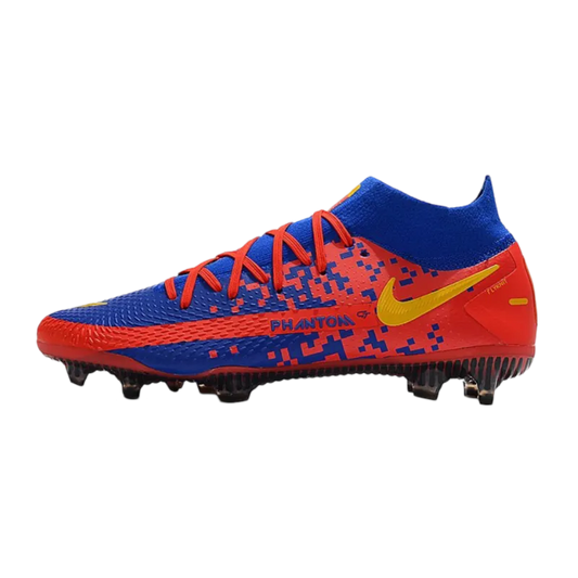 Nike Phantom GT Elite DF FG Red Bleu Yellow - Goatkits Boots