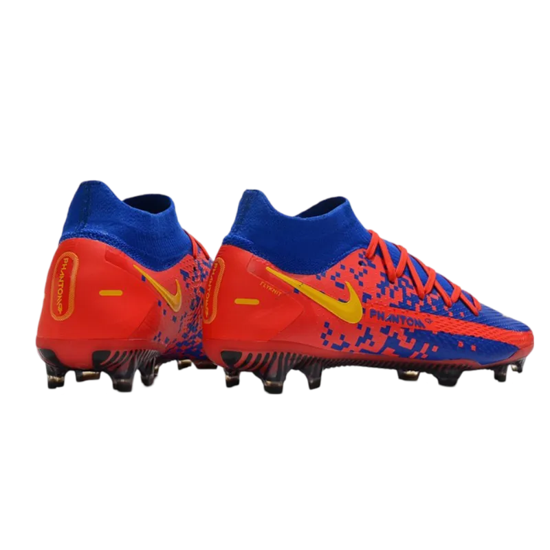 Nike Phantom GT Elite DF FG Red Bleu Yellow - Goatkits Boots