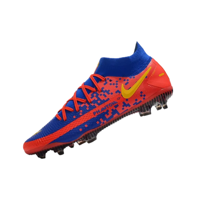 Nike Phantom GT Elite DF FG Red Bleu Yellow - Goatkits Boots