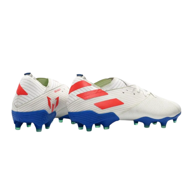 Adidas Nemeziz 19.1 FG Bold White Blue Red - Goatkits Boots