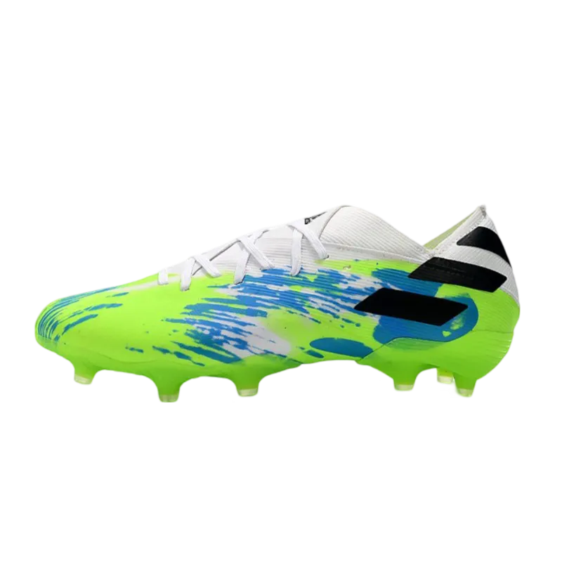 Adidas Nemeziz 19.1 FG Green White Blue - Goatkits Boots