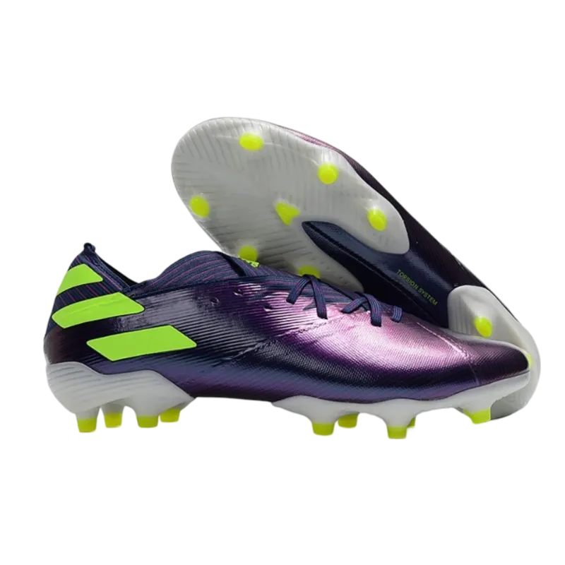 Adidas Nemeziz 19.1 FG Purple Green - Goatkits Boots