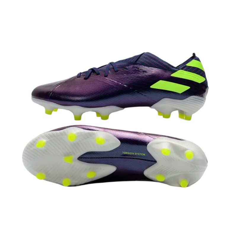 Adidas Nemeziz 19.1 FG Purple Green - Goatkits Boots