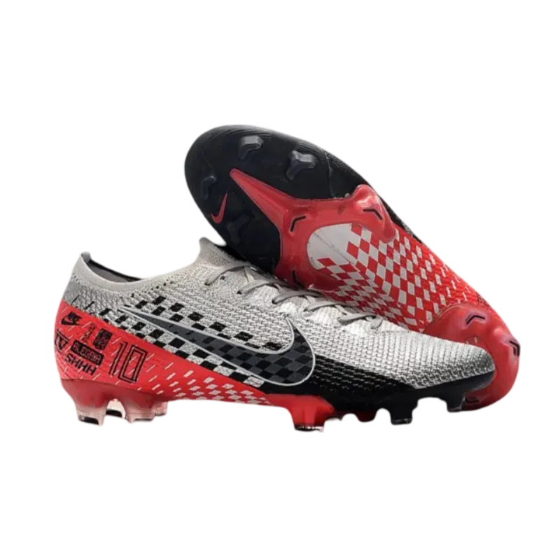 Nike Mercurial Vapor XIII 360 Elite FG Silver Black Red - Goatkits Boots