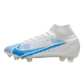 Nike Mercurial Superfly 8 Elite FG White Bleu - Goatkits Boots