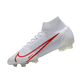 Nike Mercurial Superfly 8 Elite FG White Red - Goatkits Boots