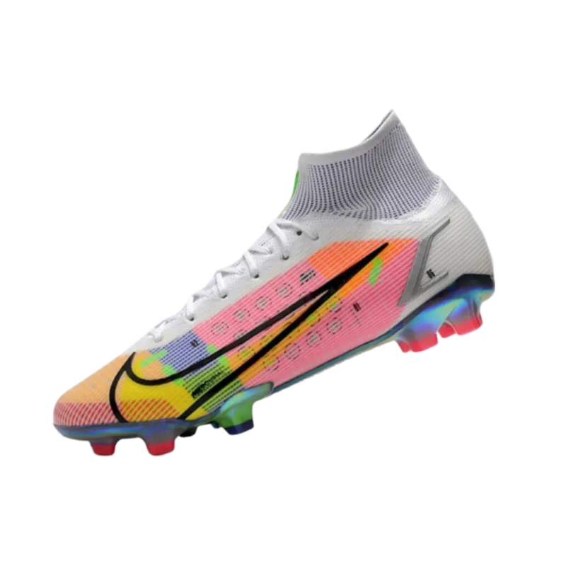 Nike Mercurial Superfly 8 Elite FG Pink Bleu Green - Goatkits Boots