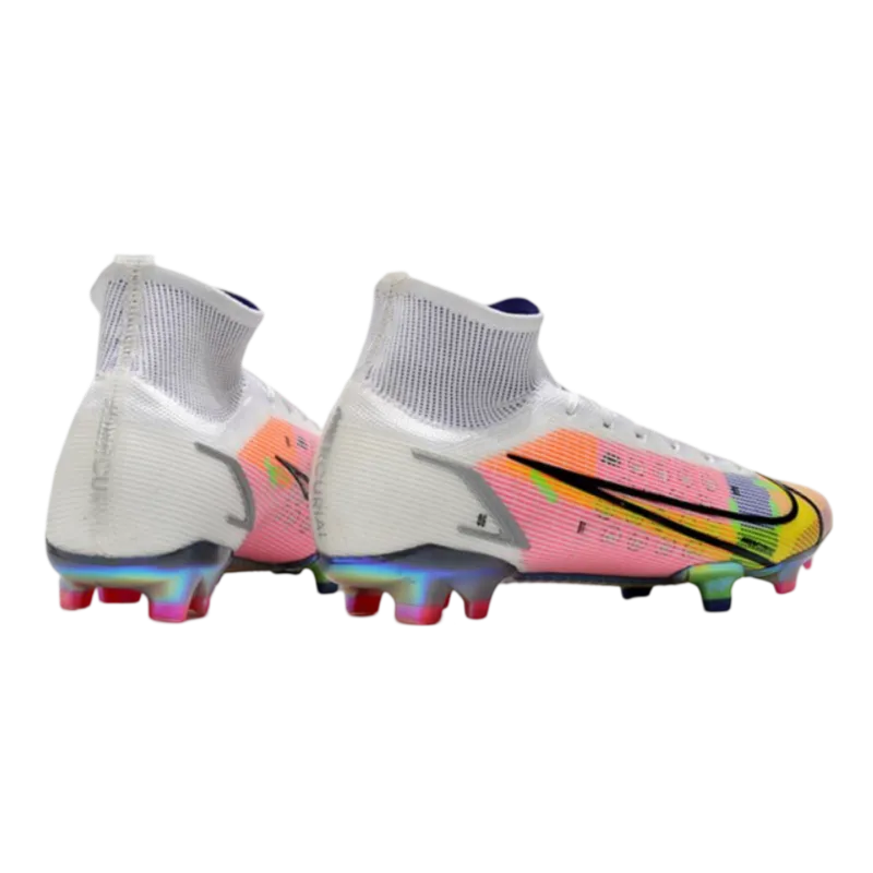 Nike Mercurial Superfly 8 Elite FG Pink Bleu Green - Goatkits Boots