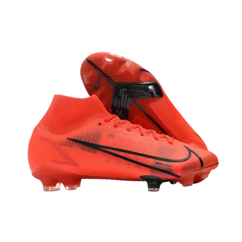 Nike Mercurial Superfly 8 Elite FG Red Black - Goatkits Boots