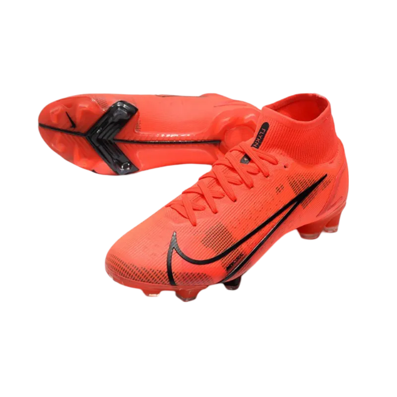 Nike Mercurial Superfly 8 Elite FG Red Black - Goatkits Boots