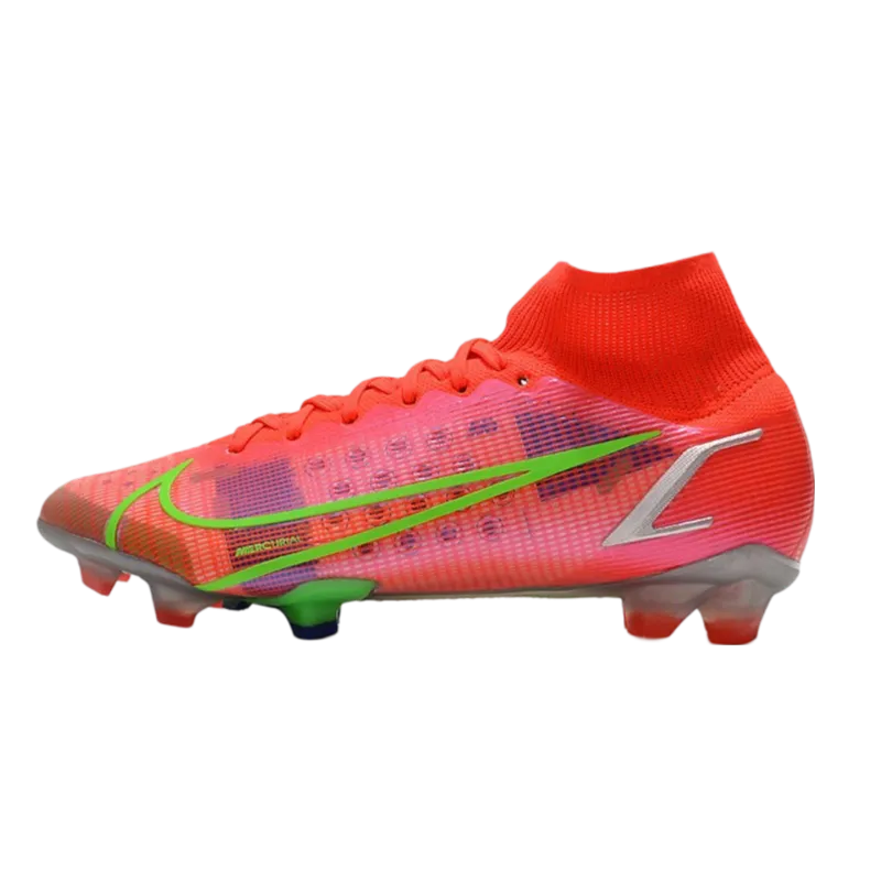 Nike Mercurial Superfly 8 Elite FG Ruby Silver Metallic - Goatkits Boots