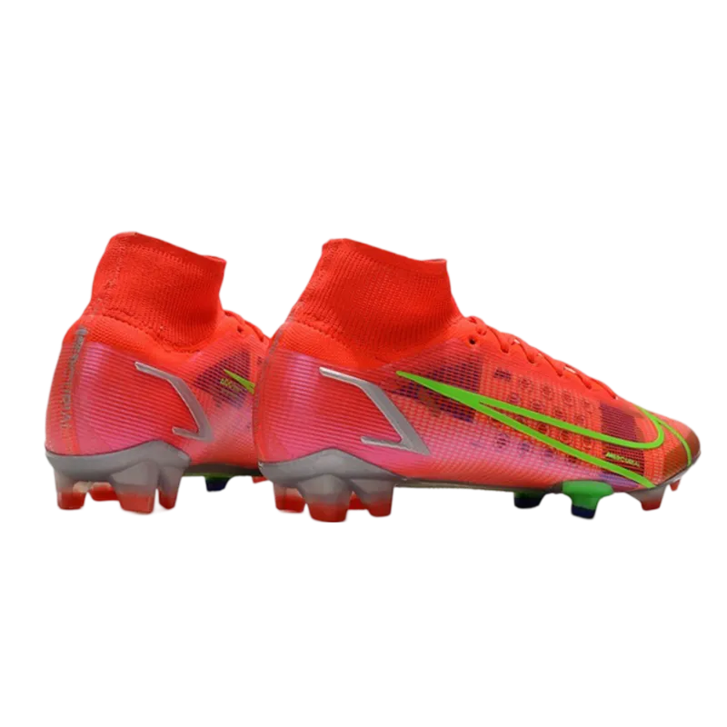 Nike Mercurial Superfly 8 Elite FG Ruby Silver Metallic - Goatkits Boots