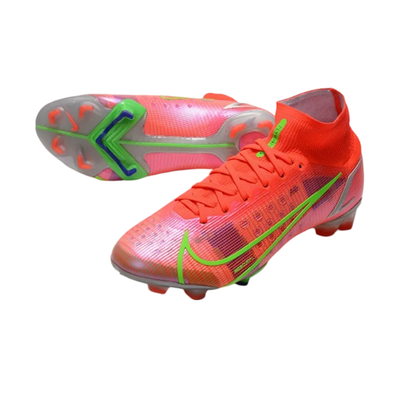 Nike Mercurial Superfly 8 Elite FG Ruby Silver Metallic - Goatkits Boots