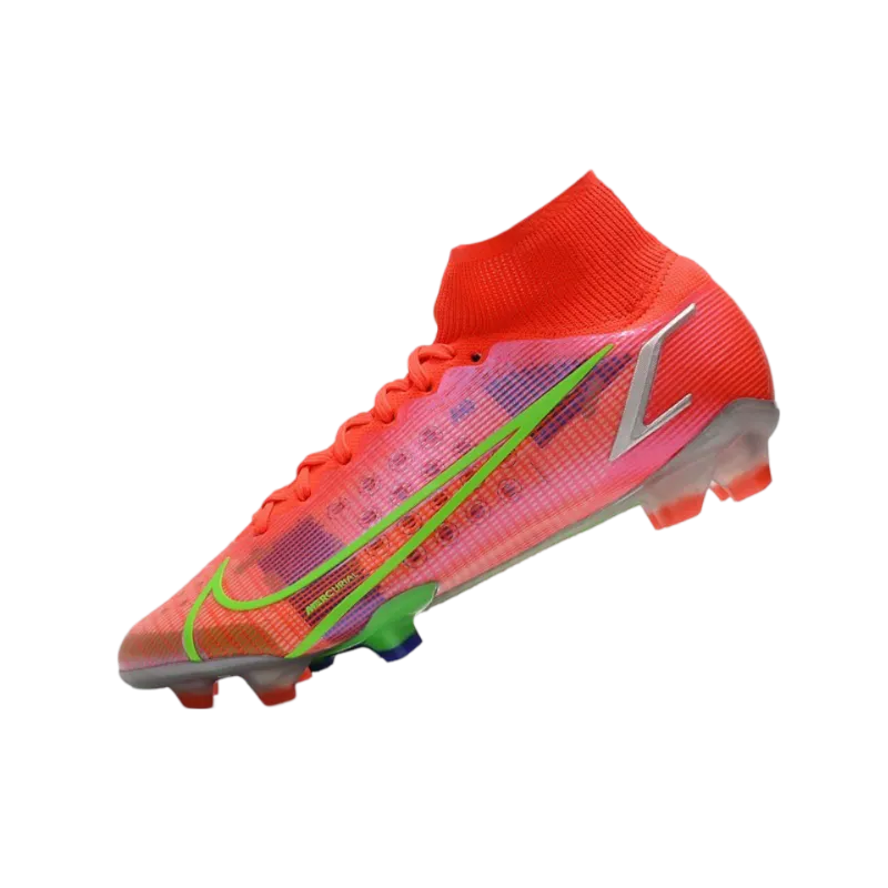 Nike Mercurial Superfly 8 Elite FG Ruby Silver Metallic - Goatkits Boots