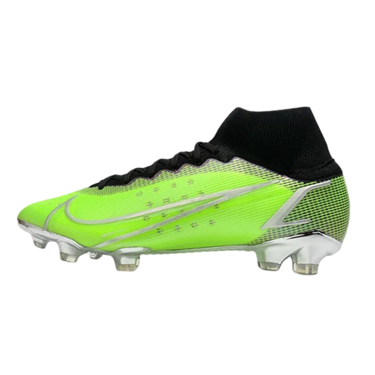 Nike Mercurial Superfly 8 Elite FG Green Black Silver - Goatkits Boots