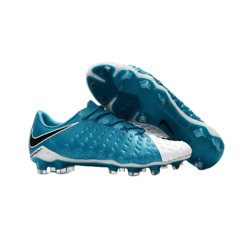 Nike Hypervenom Phantom III FG White Blue - Goatkits Boots