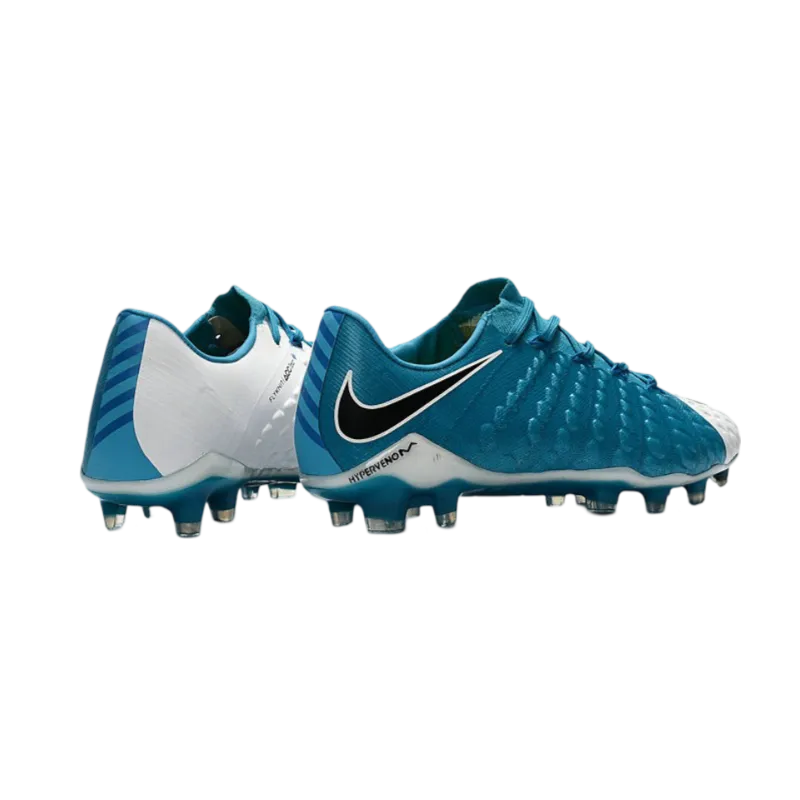 Nike Hypervenom Phantom III FG White Blue - Goatkits Boots