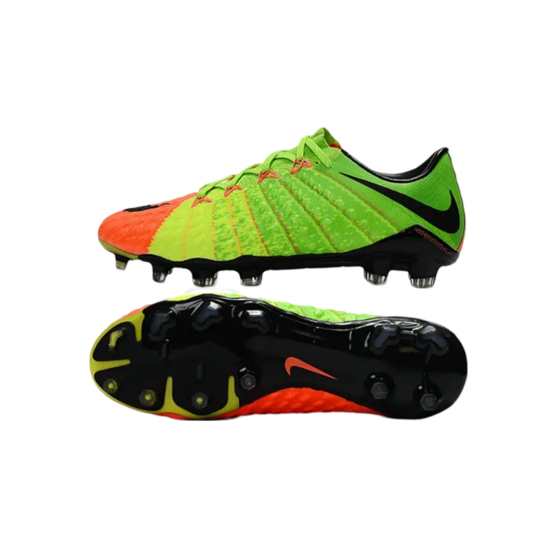 Nike Hypervenom Phantom III FG Green Orange - Goatkits Boots