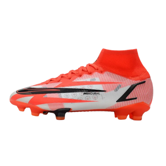 Nike Mercurial Superfly 8 Elite CR7 FG Red Chili Black Phantom Orange Total - Goatkits Boots