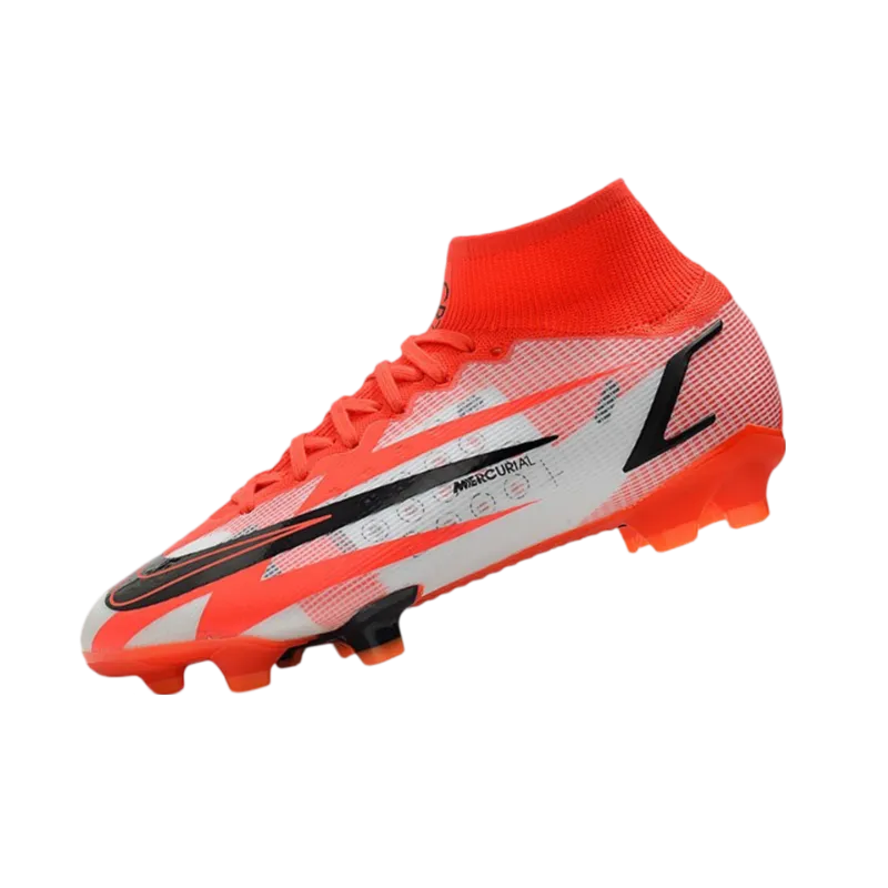 Nike Mercurial Superfly 8 Elite CR7 FG Red Chili Black Phantom Orange Total - Goatkits Boots