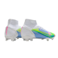 Nike Mercurial Superfly 8 Elite DF FG White Bleu Green - Goatkits Boots