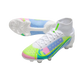 Nike Mercurial Superfly 8 Elite DF FG White Bleu Green - Goatkits Boots