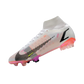 Nike Mercurial Superfly 8 Elite DF FG White Black Carmine Pink - Goatkits Boots