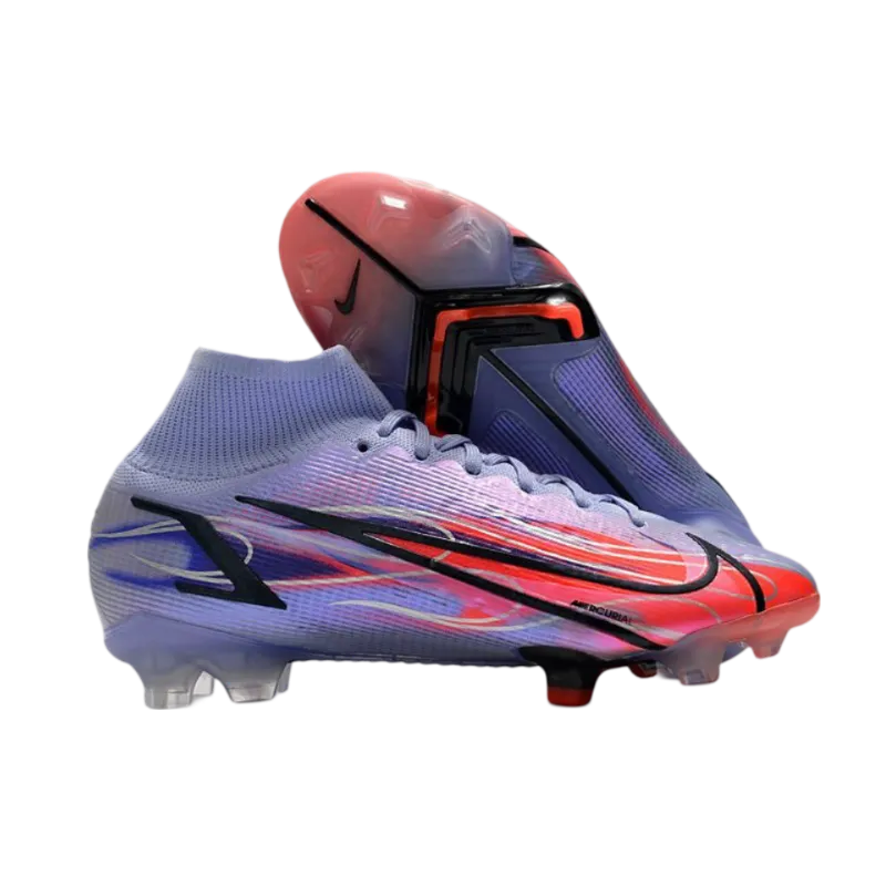 Nike Mercurial Superfly 8 Elite DF FG Mbappé Light Thistle Metallic Silver - Goatkits Boots