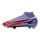 Nike Mercurial Superfly 8 Elite DF FG Mbappé Light Thistle Metallic Silver - Goatkits Boots