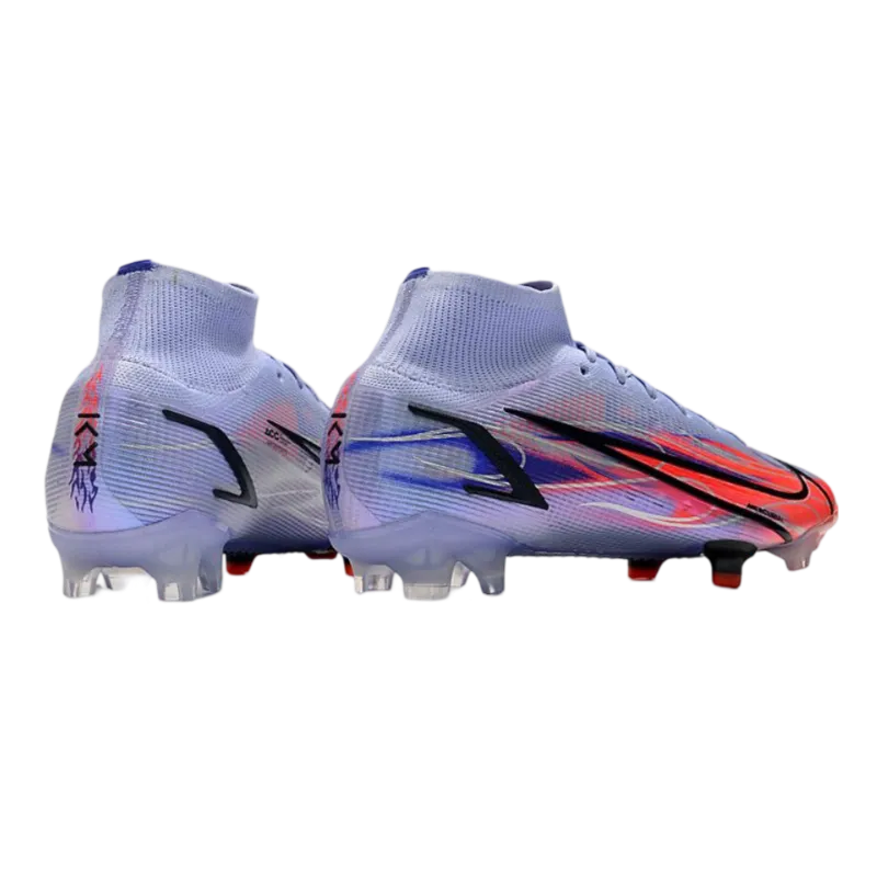 Nike Mercurial Superfly 8 Elite DF FG Mbappé Light Thistle Metallic Silver - Goatkits Boots