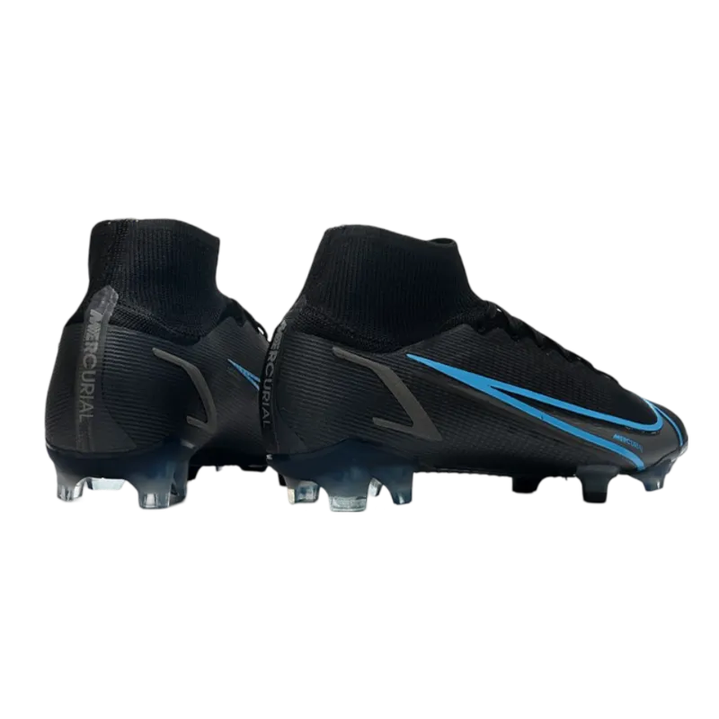 Nike Mercurial Superfly 8 Elite DF FG Black Steel Grey - Goatkits Boots