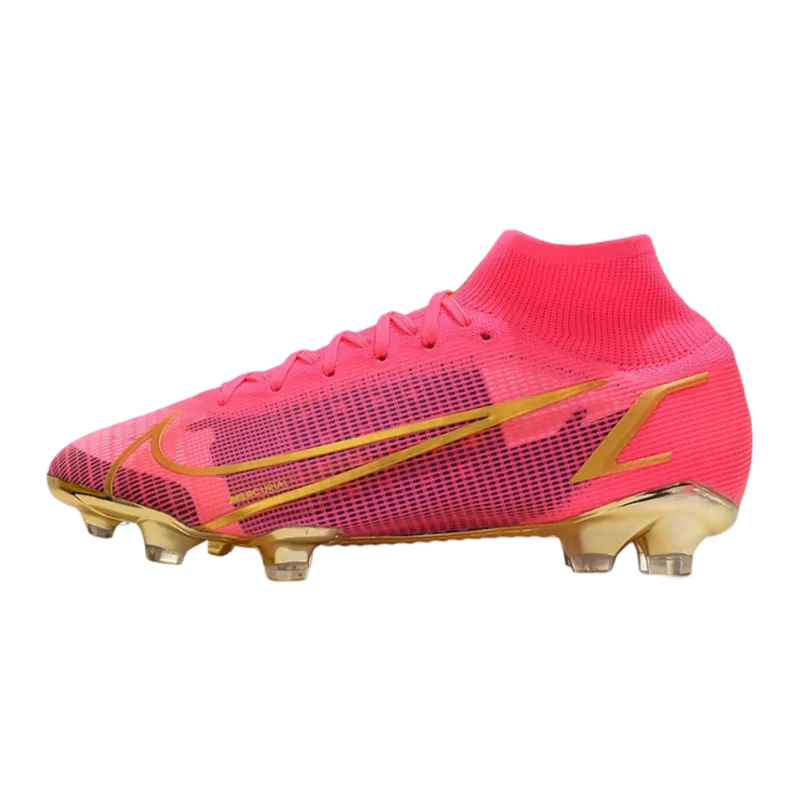 Nike Mercurial Superfly 8 Elite DF FG Pink Black Gold - Goatkits Boots