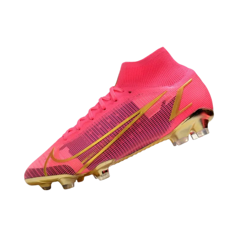 Nike Mercurial Superfly 8 Elite DF FG Pink Black Gold - Goatkits Boots