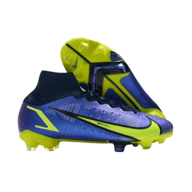 Nike Mercurial Superfly 8 Elite DF FG Sapphire Volt Blue - Goatkits Boots