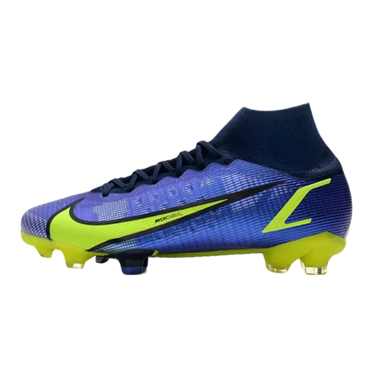 Nike Mercurial Superfly 8 Elite DF FG Sapphire Volt Blue - Goatkits Boots