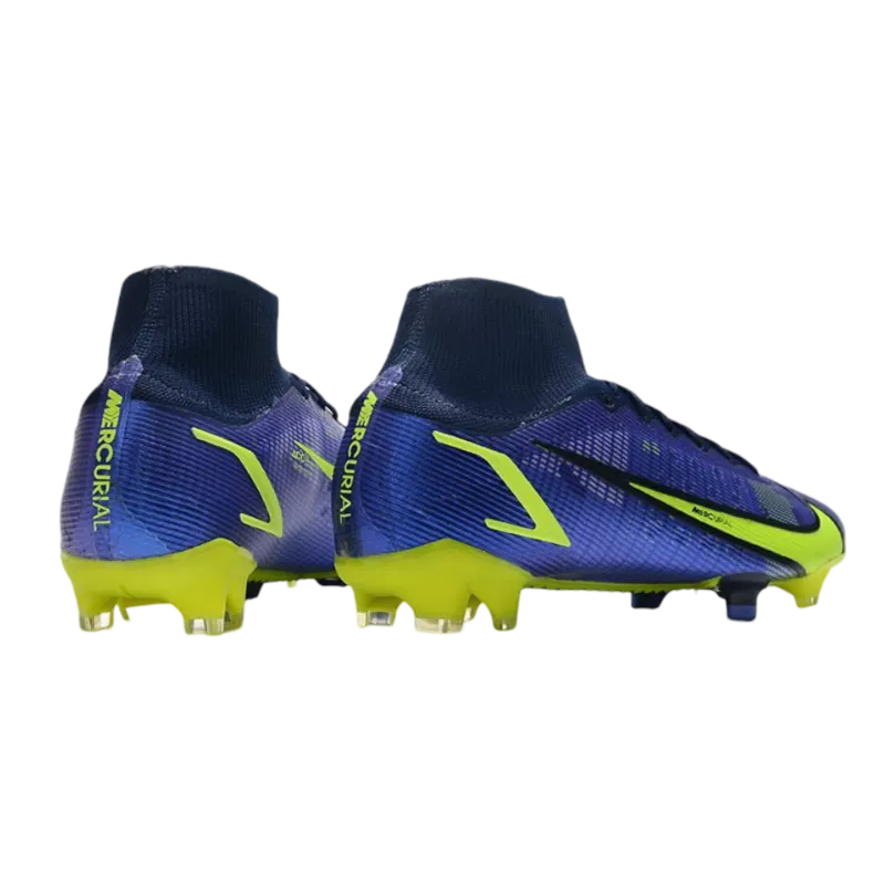 Nike Mercurial Superfly 8 Elite DF FG Sapphire Volt Blue - Goatkits Boots